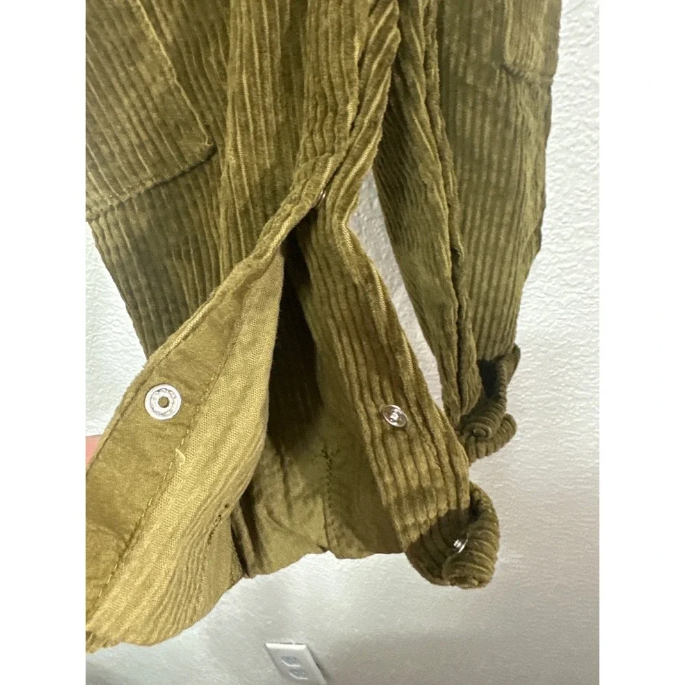 NWT Little Co. by Lauren Conrad Corduroy Overalls Baby  Sz 24 Months Olive Green